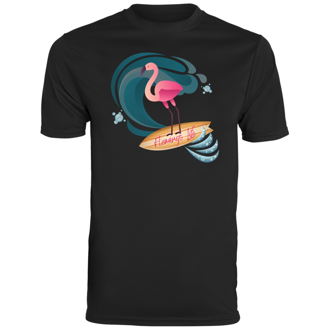 Flamingo Life® Men's Moisture-Wicking Tee