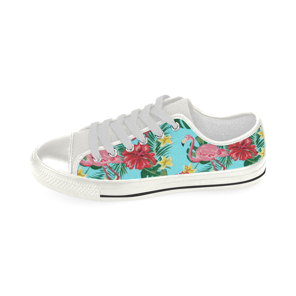 Tropical Blue Flamingo Womens Sneakers - The Flamingo Shop