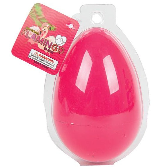 4.25" Jumbo Growing Flamingo Egg