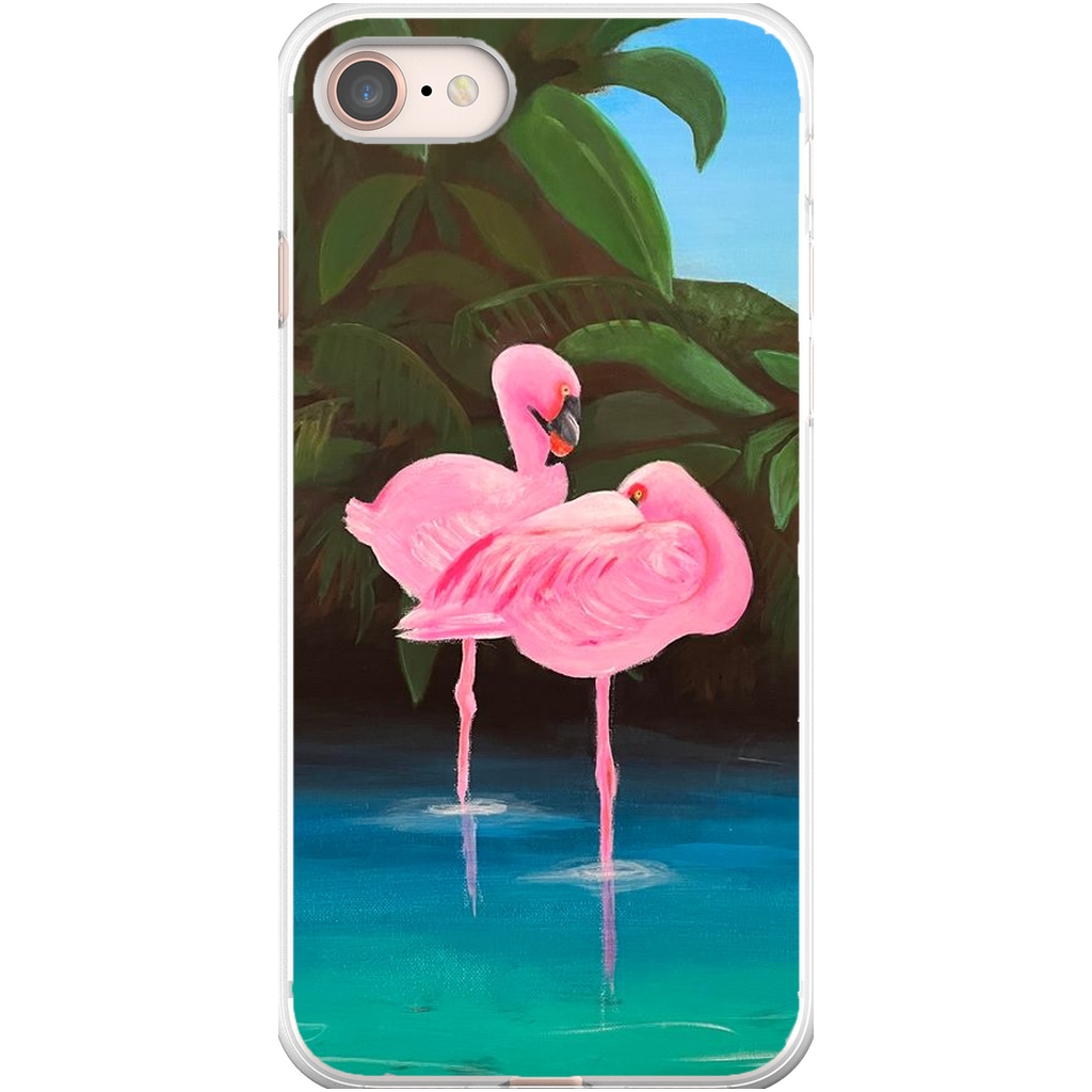 Flamingo Lagoon Phone Cases