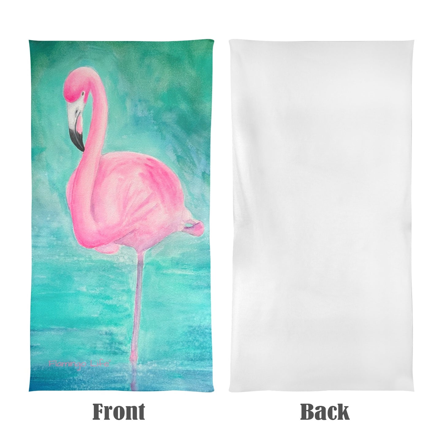 Flamingo Life® Beach Towel