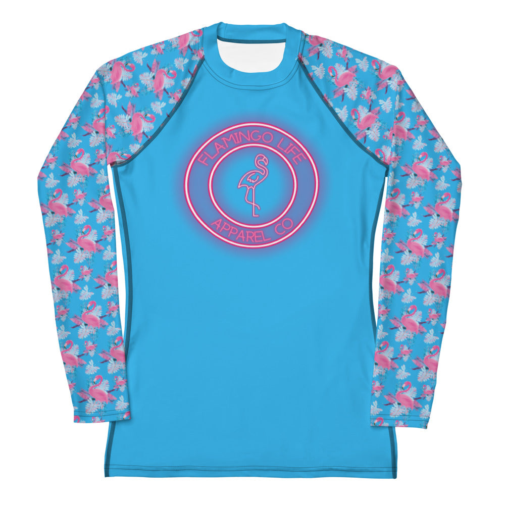 Flamingo Life® Women's Swim Rash Guard