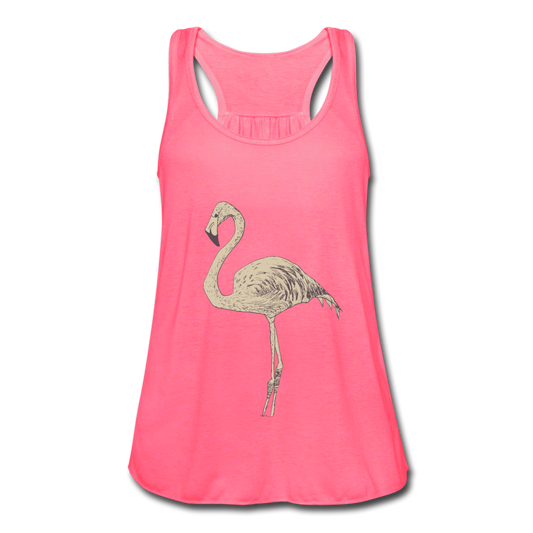 Fabulous Flamingo Women's Flowy Tank Top by Bella - The Flamingo Shop