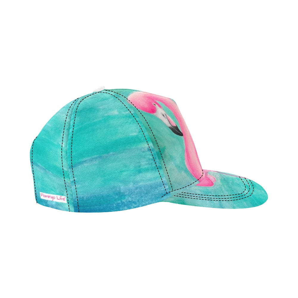 Flamingo Life® Snapback Unisex Baseball Cap