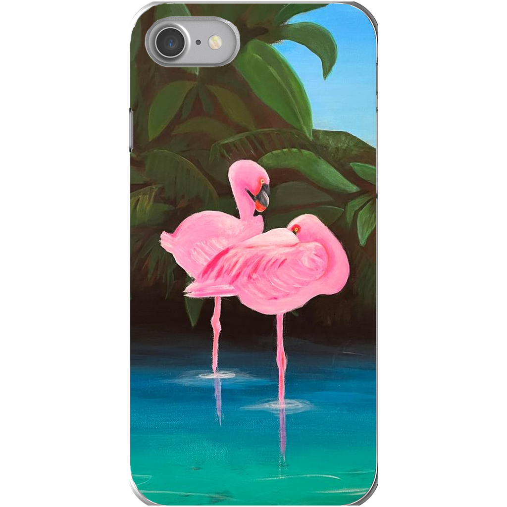 Flamingo Lagoon Phone Cases