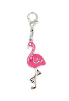 Clip on Flamingo Charm