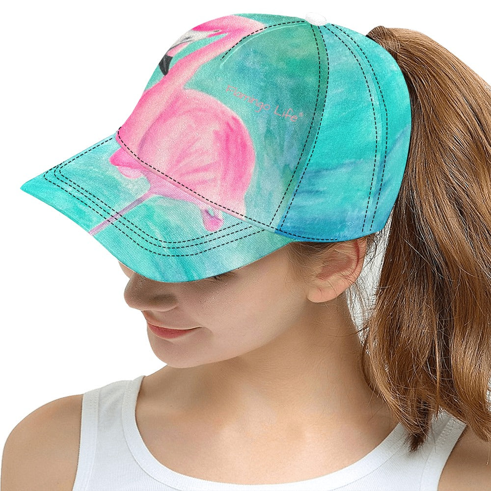 Flamingo Life® Snapback Unisex Baseball Cap