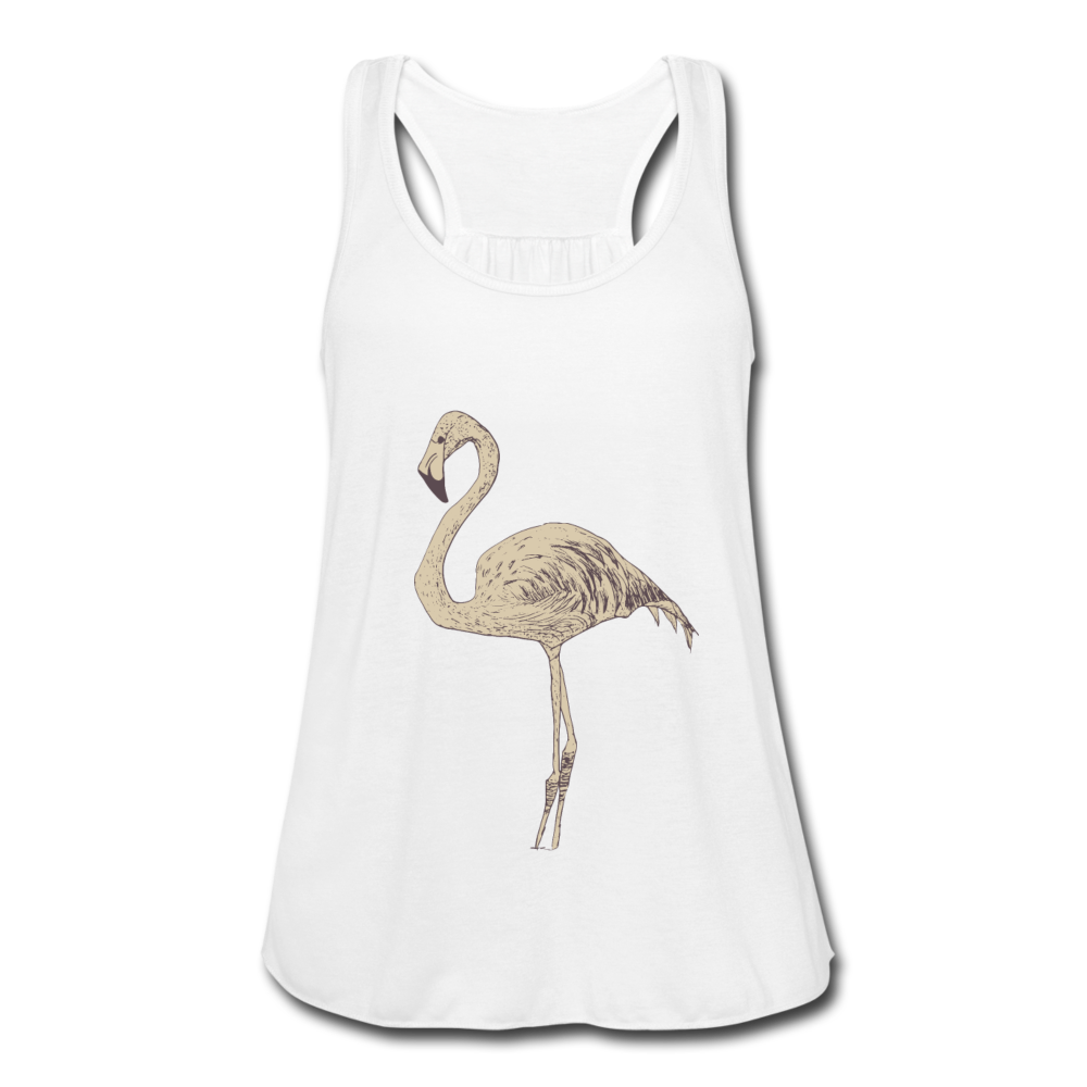 Fabulous Flamingo Women's Flowy Tank Top by Bella - The Flamingo Shop