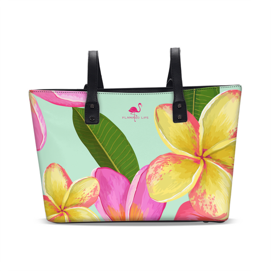 Tropical Flowers Tote - The Flamingo Shop