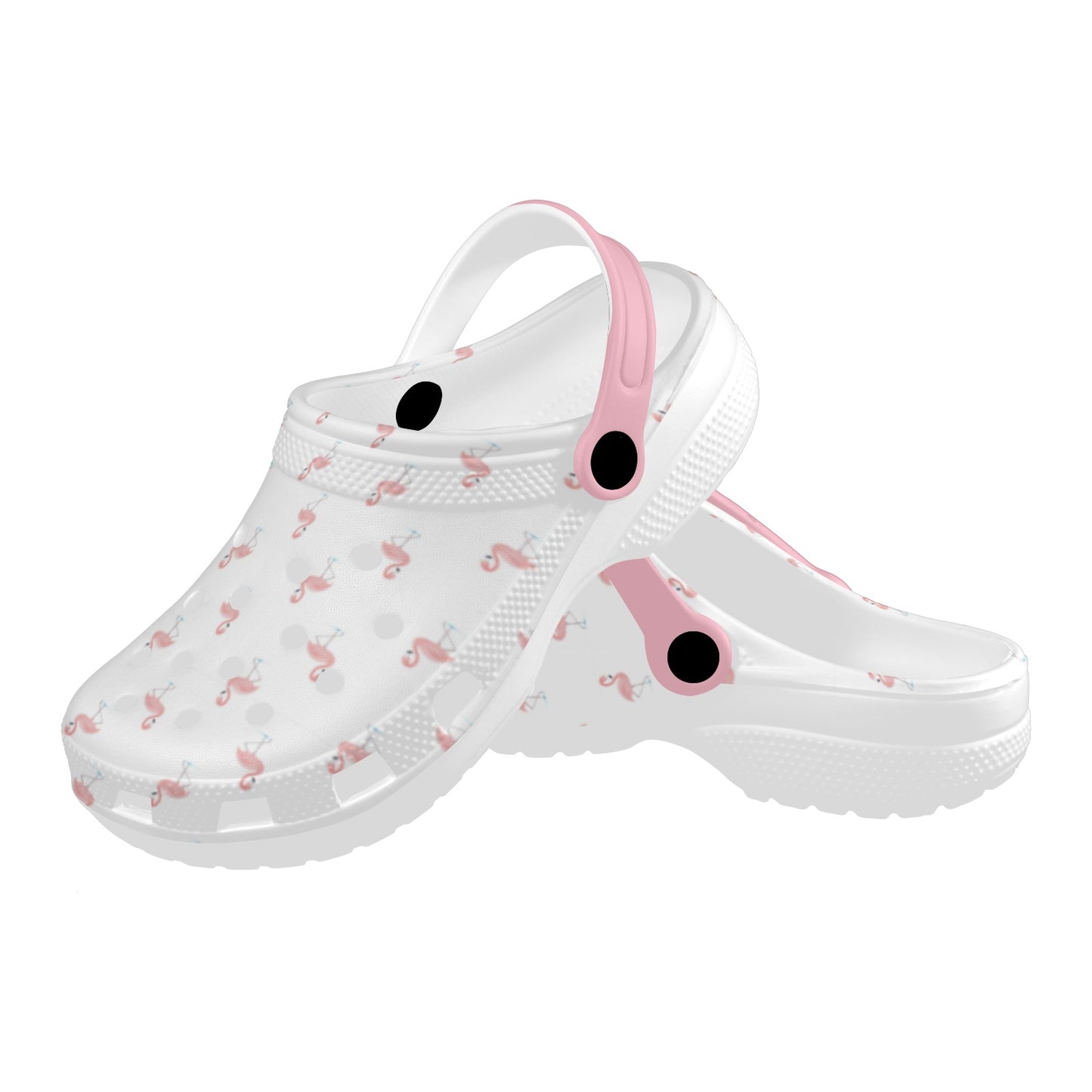 Flamingo Clogs White