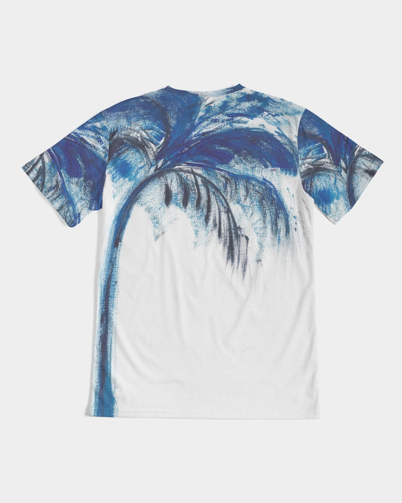 Flamingo Life® Blue Palm Tree Men's Tee