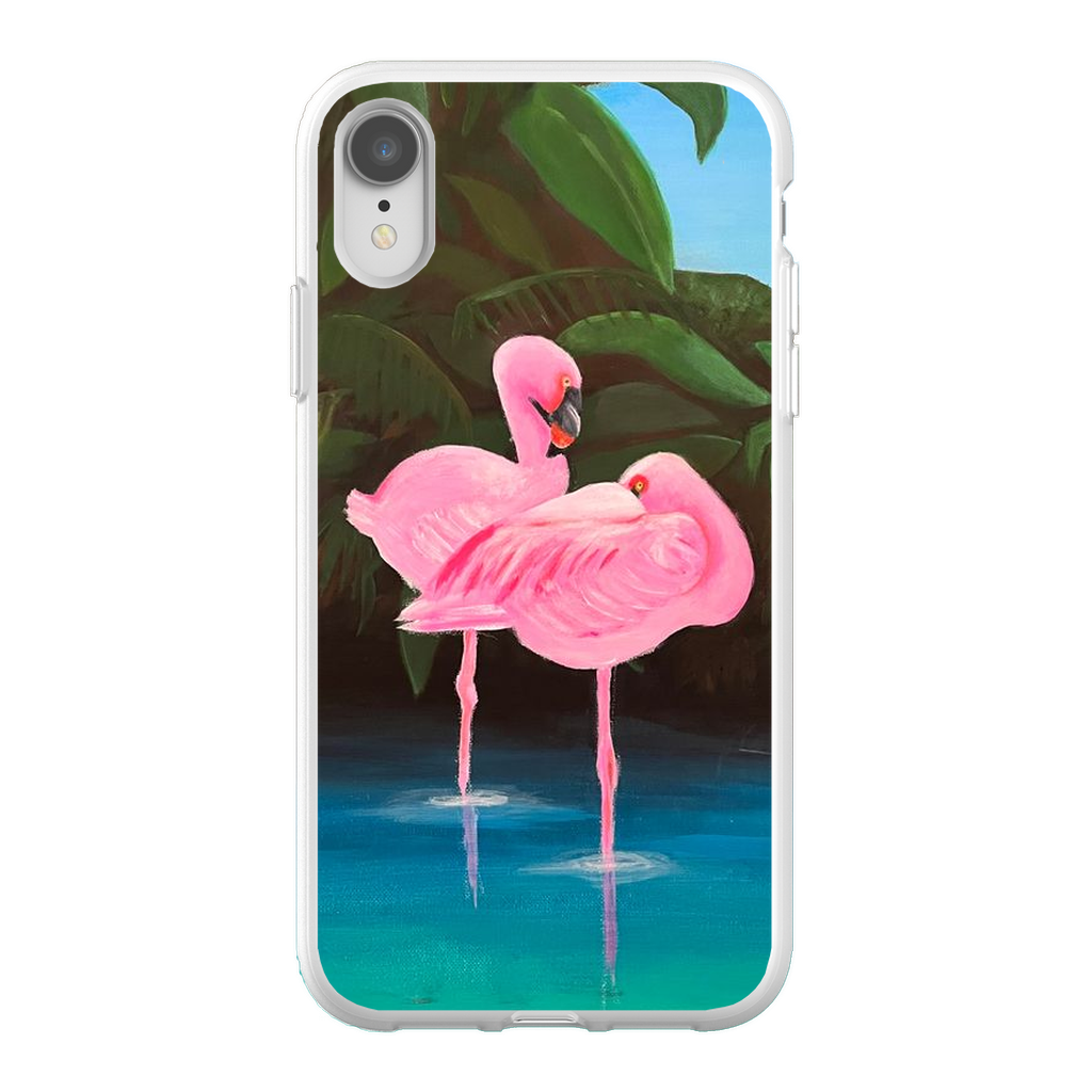 Flamingo Lagoon Phone Cases