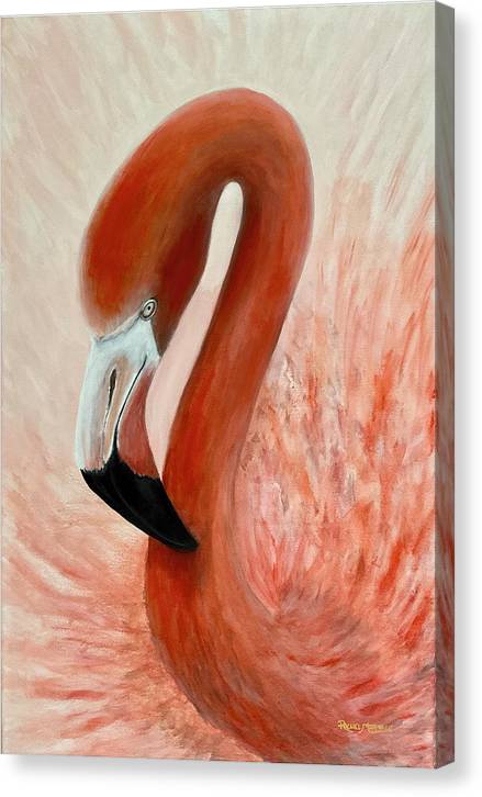 Flamenco de Fuego - Canvas Print