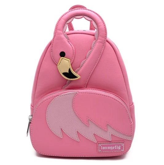 LOUNGEFLY POOL PARTY LIMITED EDITION FLAMINGO MINI BACKPACK