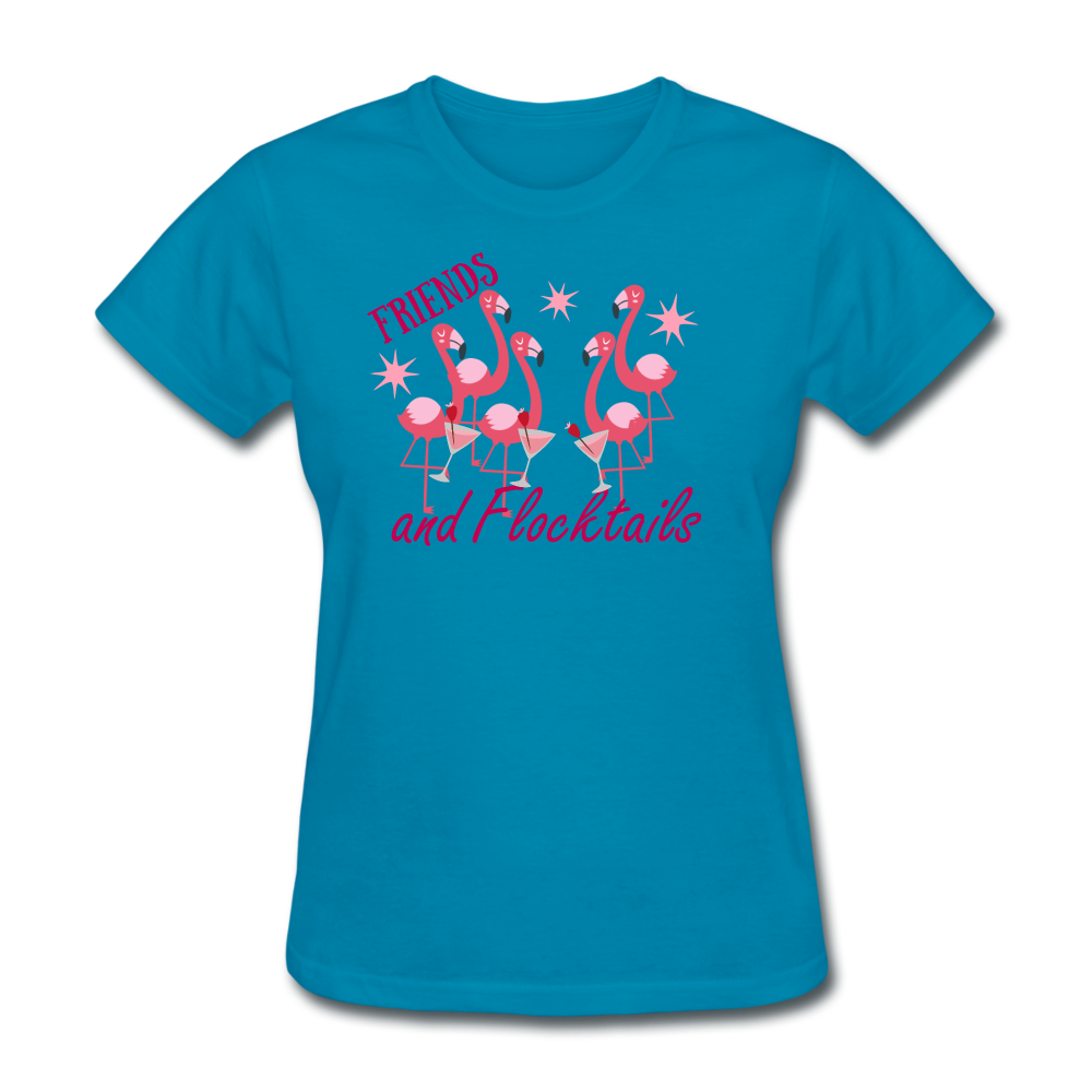 Friends and Flocktails Flamingo Women's T-Shirt - The Flamingo Shop