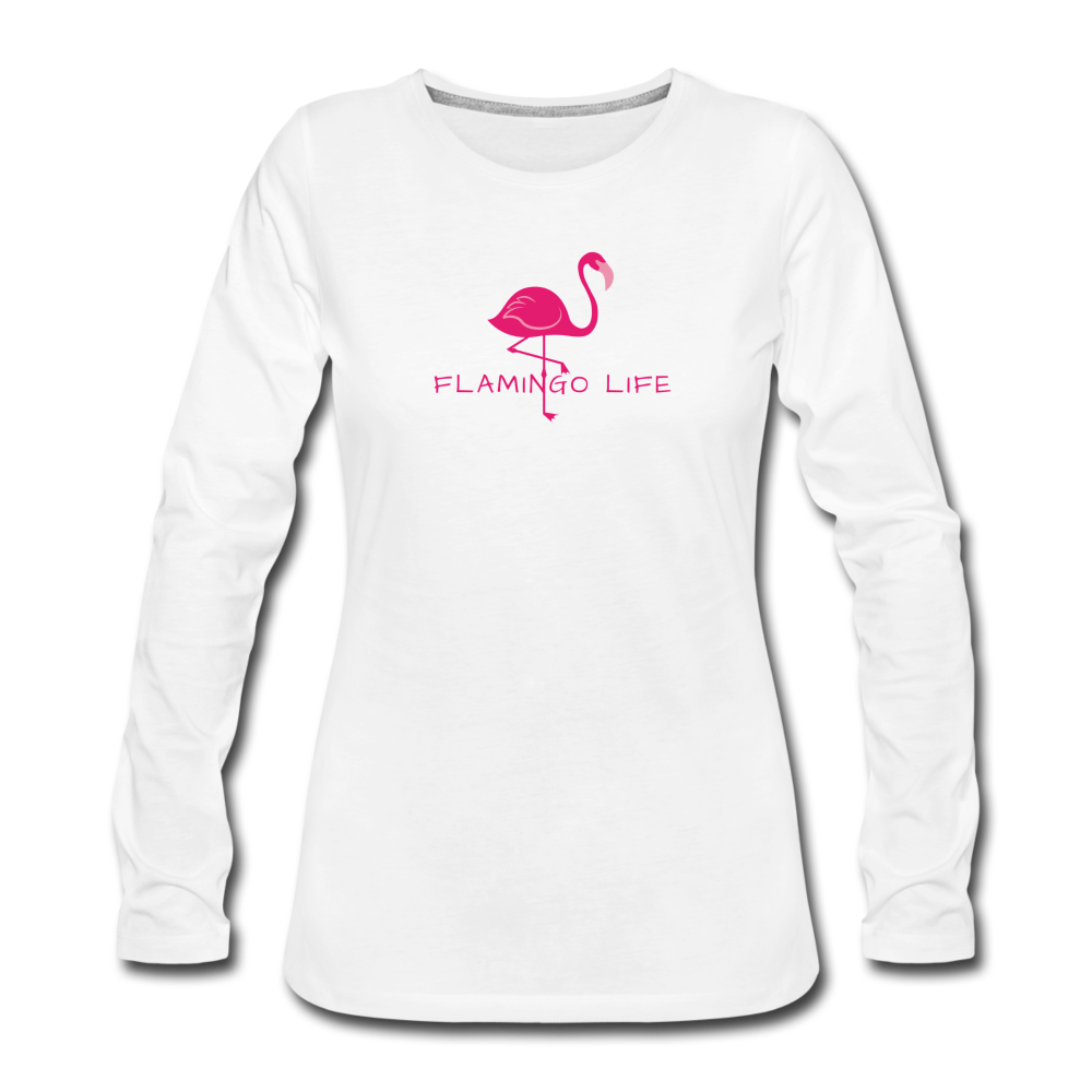 Flamingo Life Women's Long Sleeve T-Shirt - The Flamingo Shop