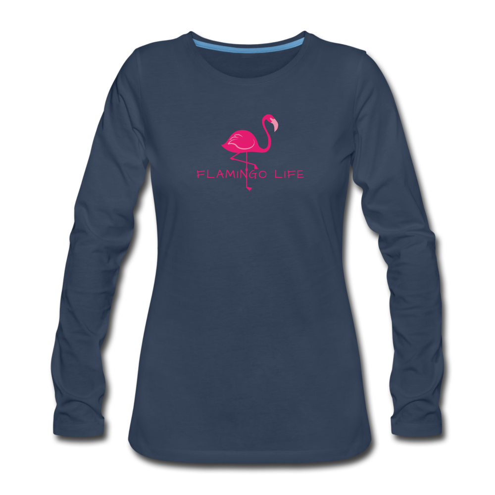 Flamingo Life Women's Long Sleeve T-Shirt - The Flamingo Shop