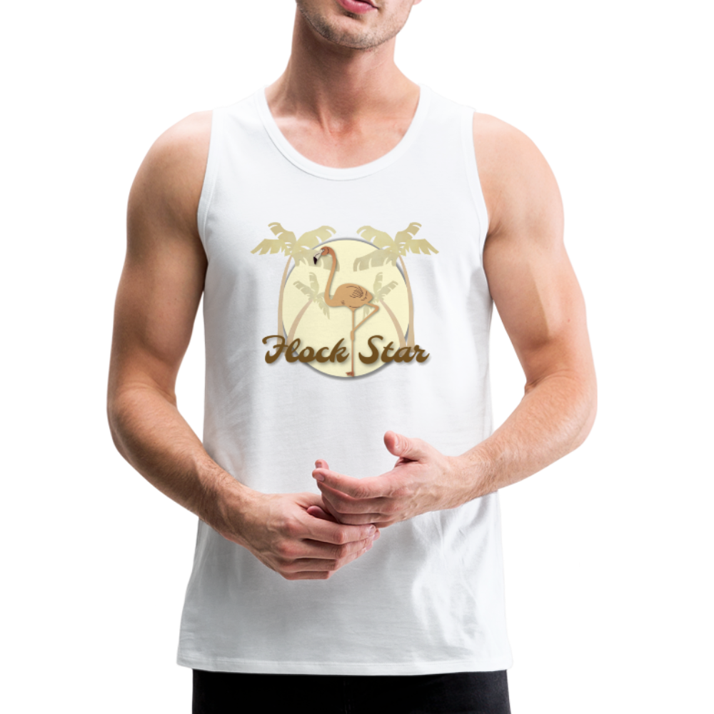 Men’s Flamingo Flock Star Tank - The Flamingo Shop