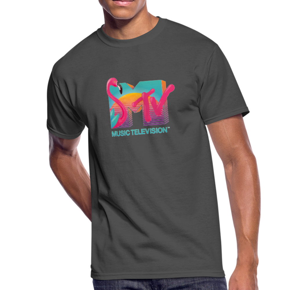 Flamingo MTV Logo Mens T-Shirt - The Flamingo Shop