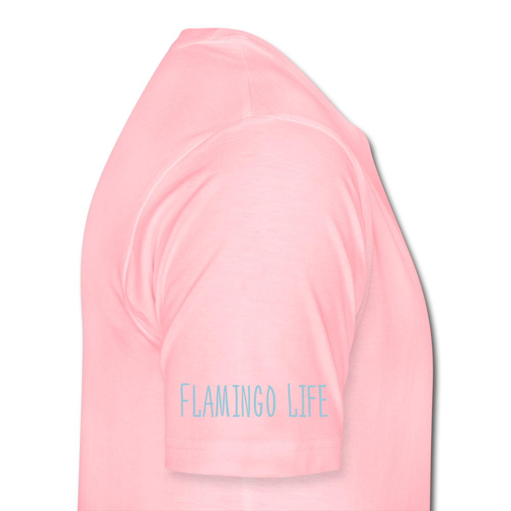 Flamingo Life® WYLAND© Designed Mens T-Shirt (Sizes up to 5XL) - pink