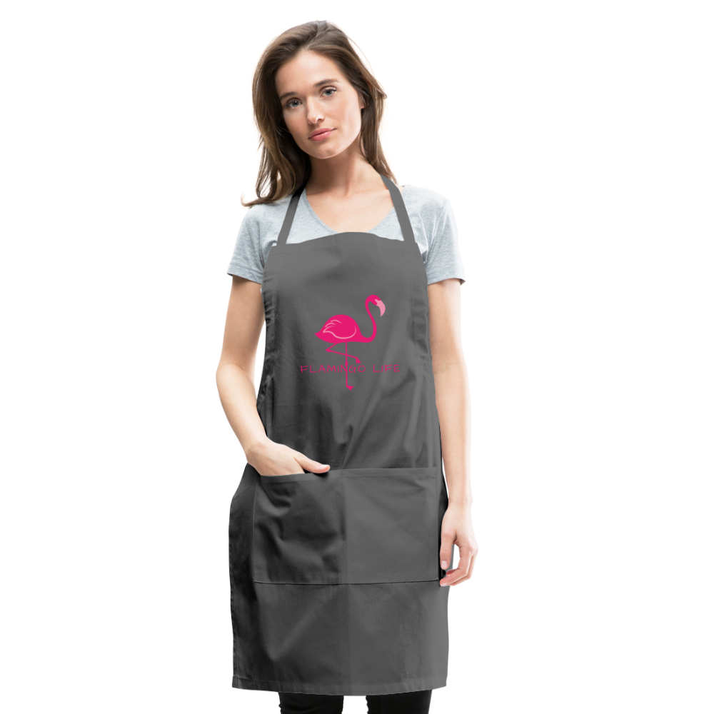 Flamingo Life® Adjustable Apron - charcoal