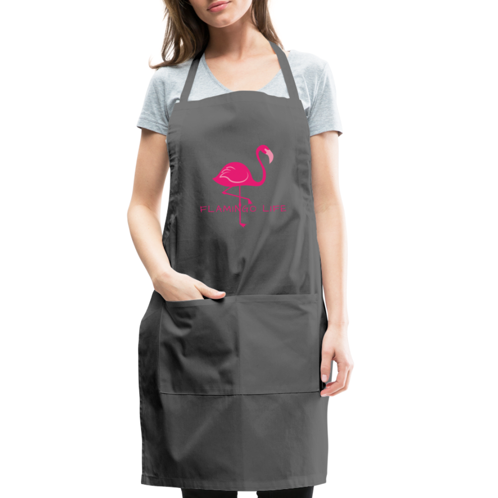 Flamingo Life® Adjustable Apron - charcoal