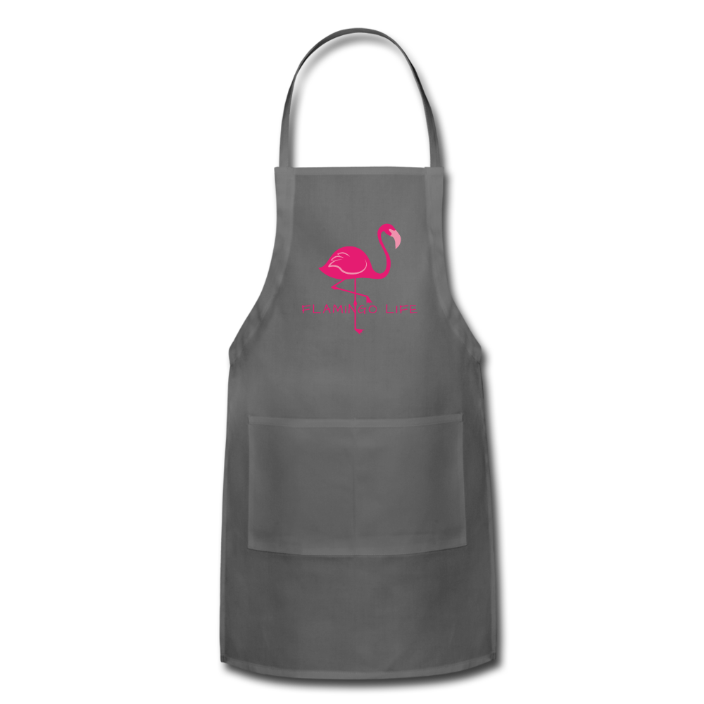 Flamingo Life® Adjustable Apron - charcoal