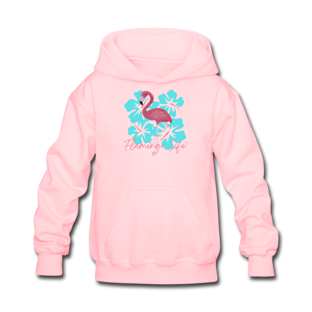 Flamingo Life® Kids' Hoodie - pink