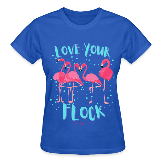 Love Your Flock Ultra Cotton Ladies T-Shirt - royal blue