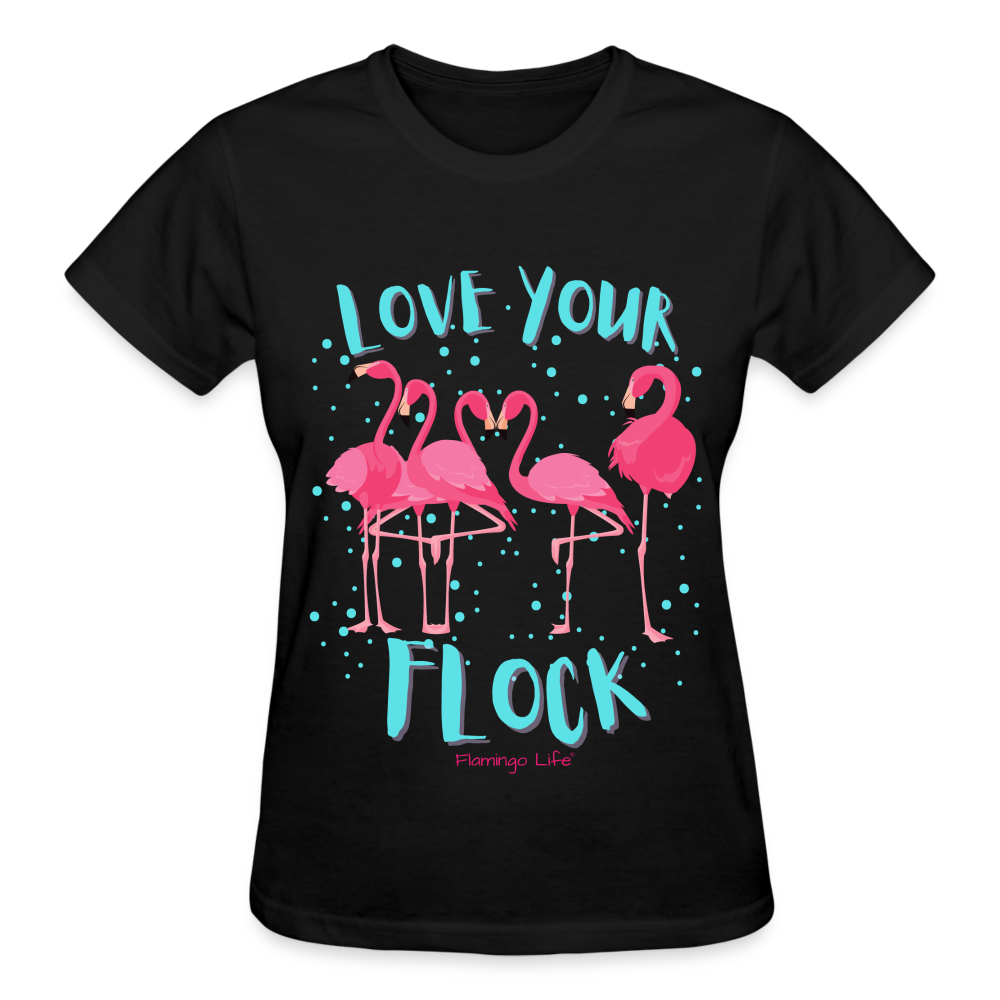 Love Your Flock Ultra Cotton Ladies T-Shirt - black