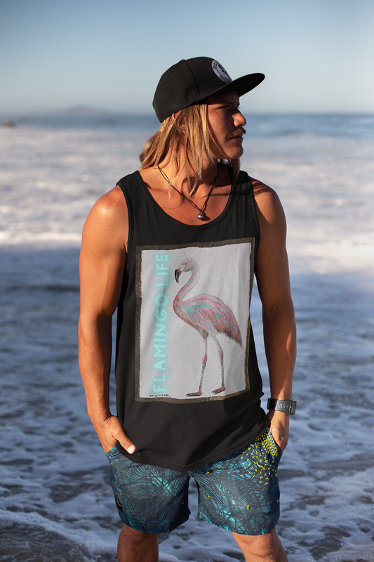 Flamingo Life® WYLAND© Designed Mens Tank