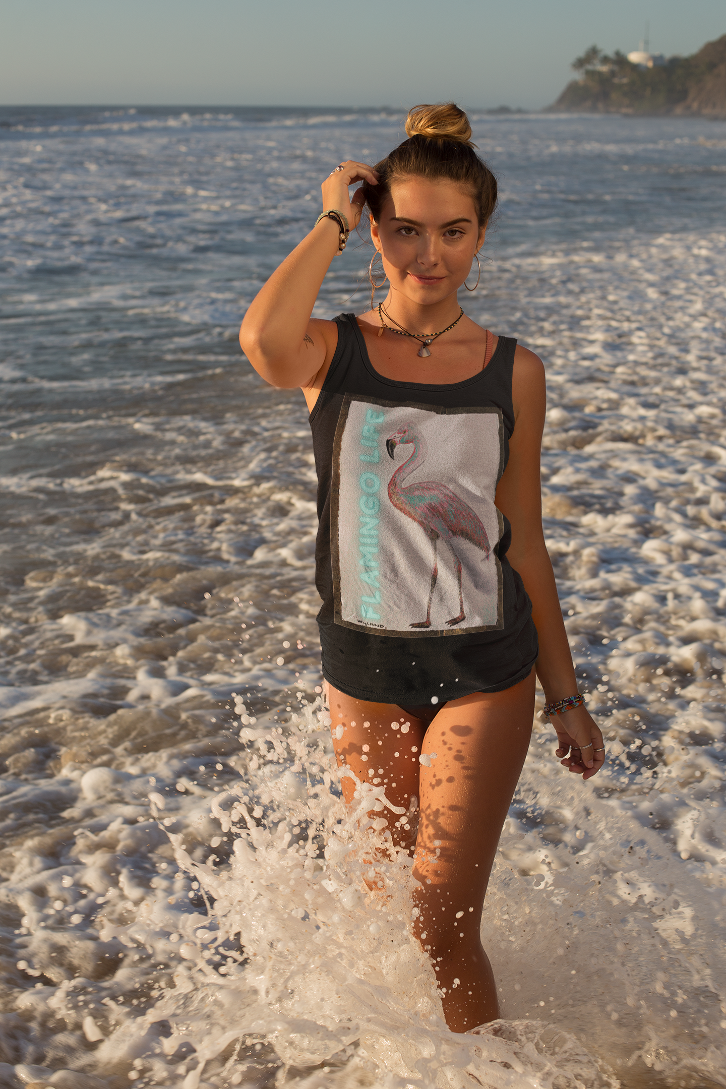 Flamingo Life® WYLAND© Designed Womens Tank