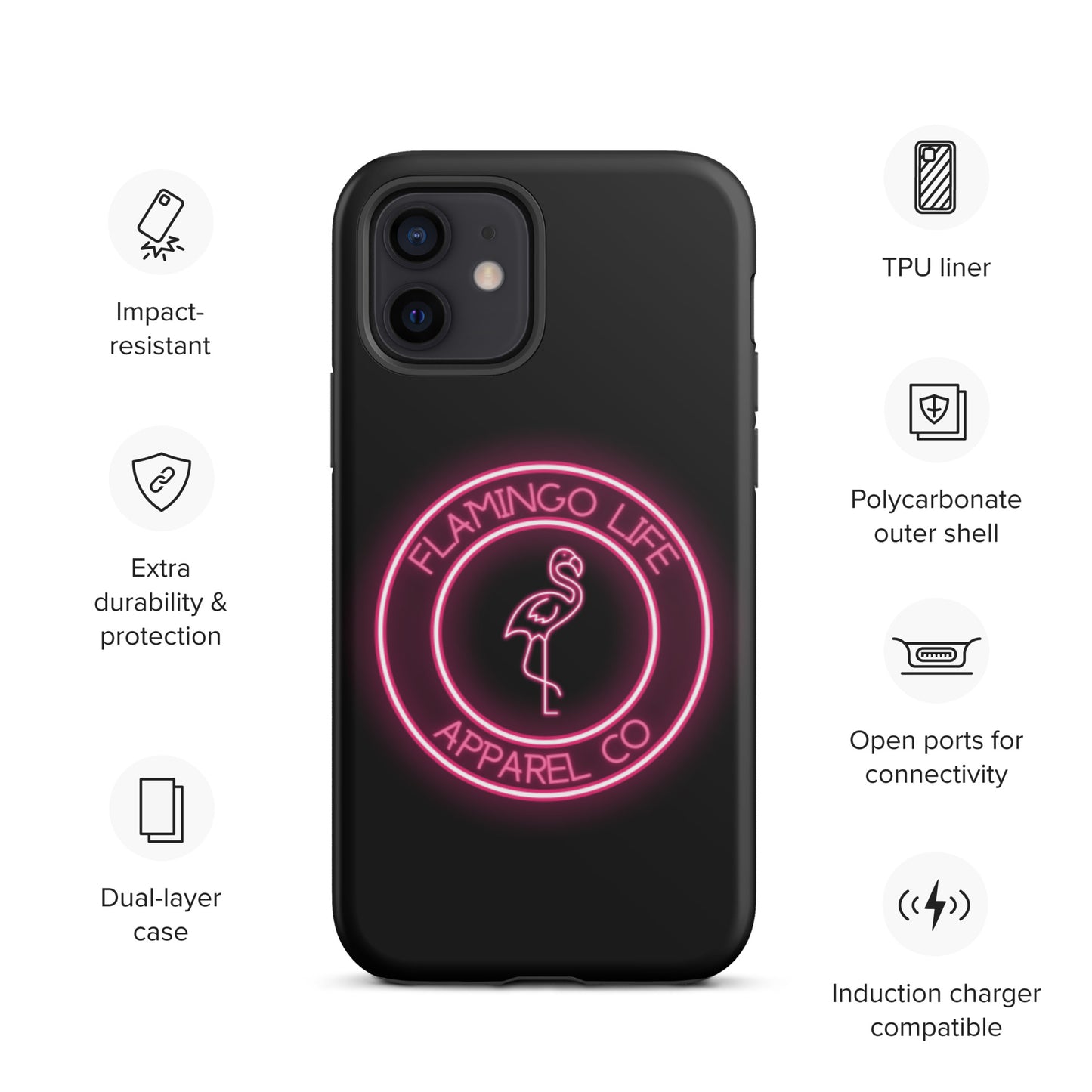 Flamingo Life® Tough iPhone Cases