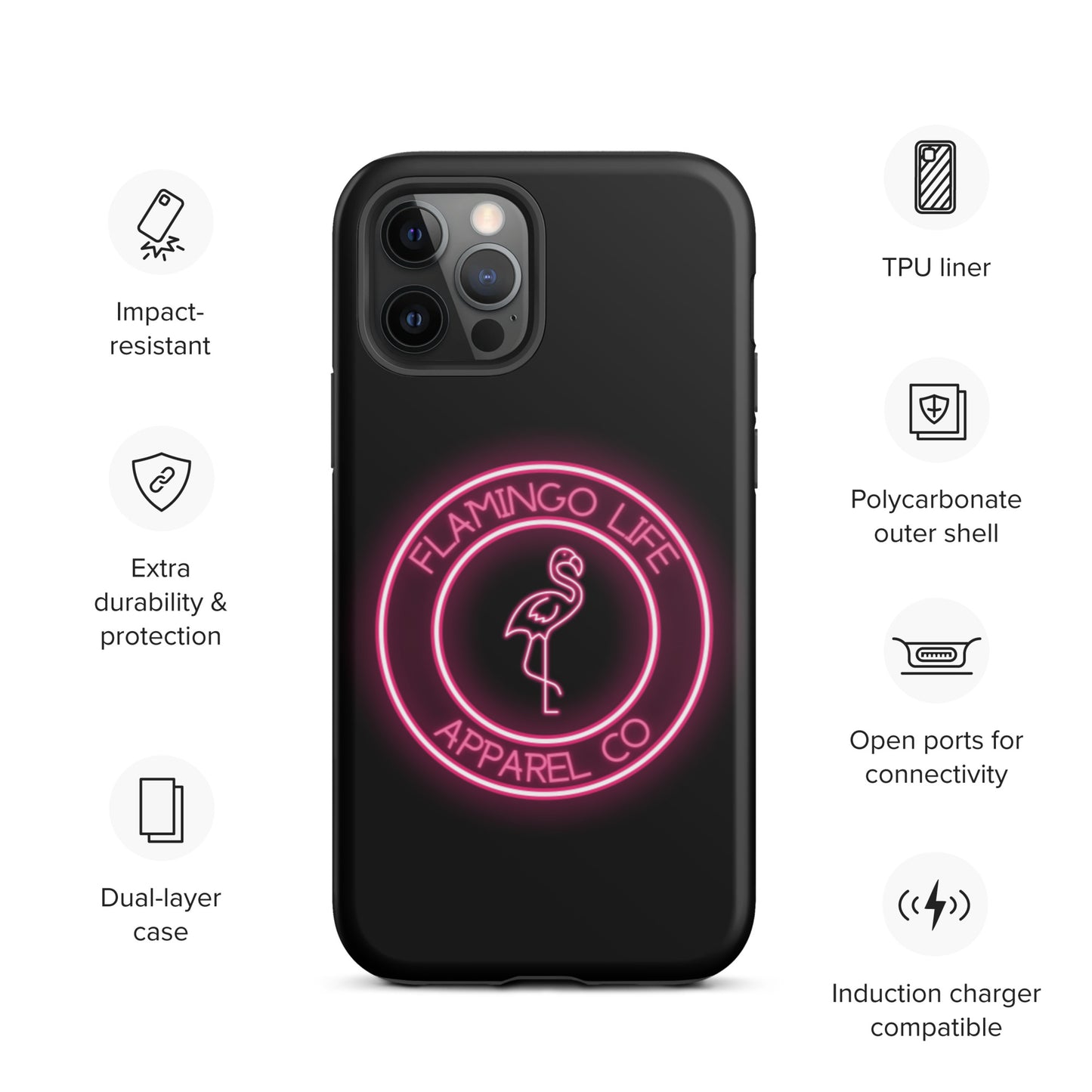 Flamingo Life® Tough iPhone Cases