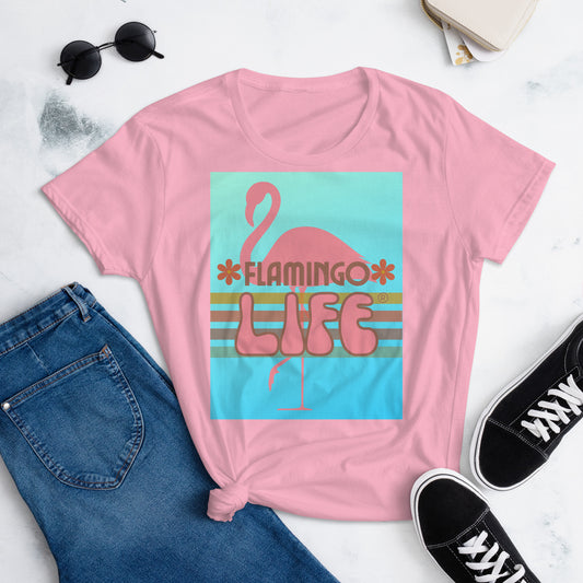 Flamingo Life® Groovy Women's T-shirt